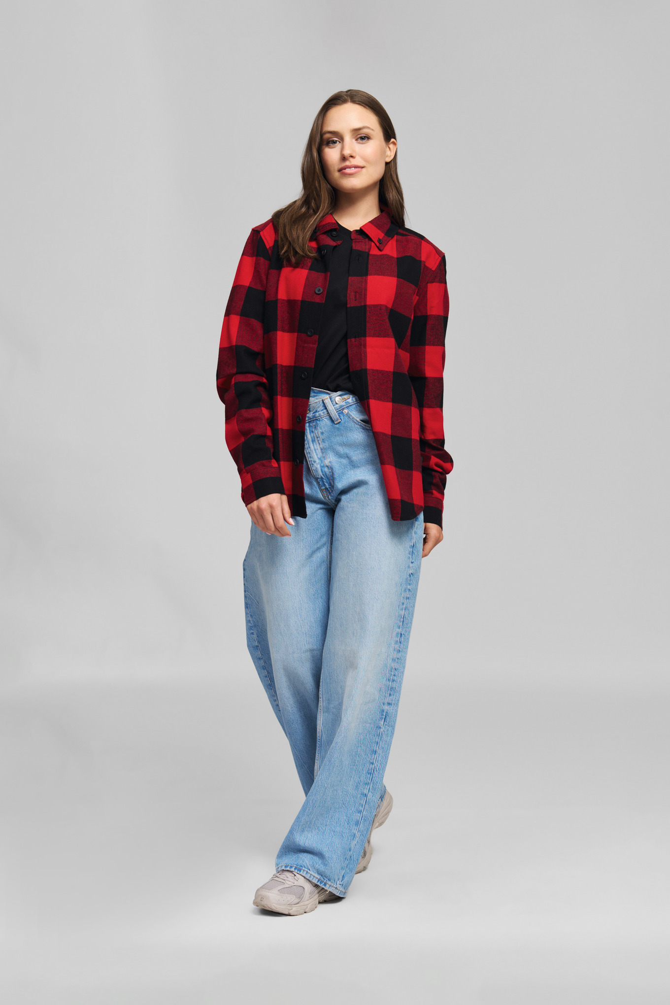 Chemise PLAID RED BLACK Unisexe