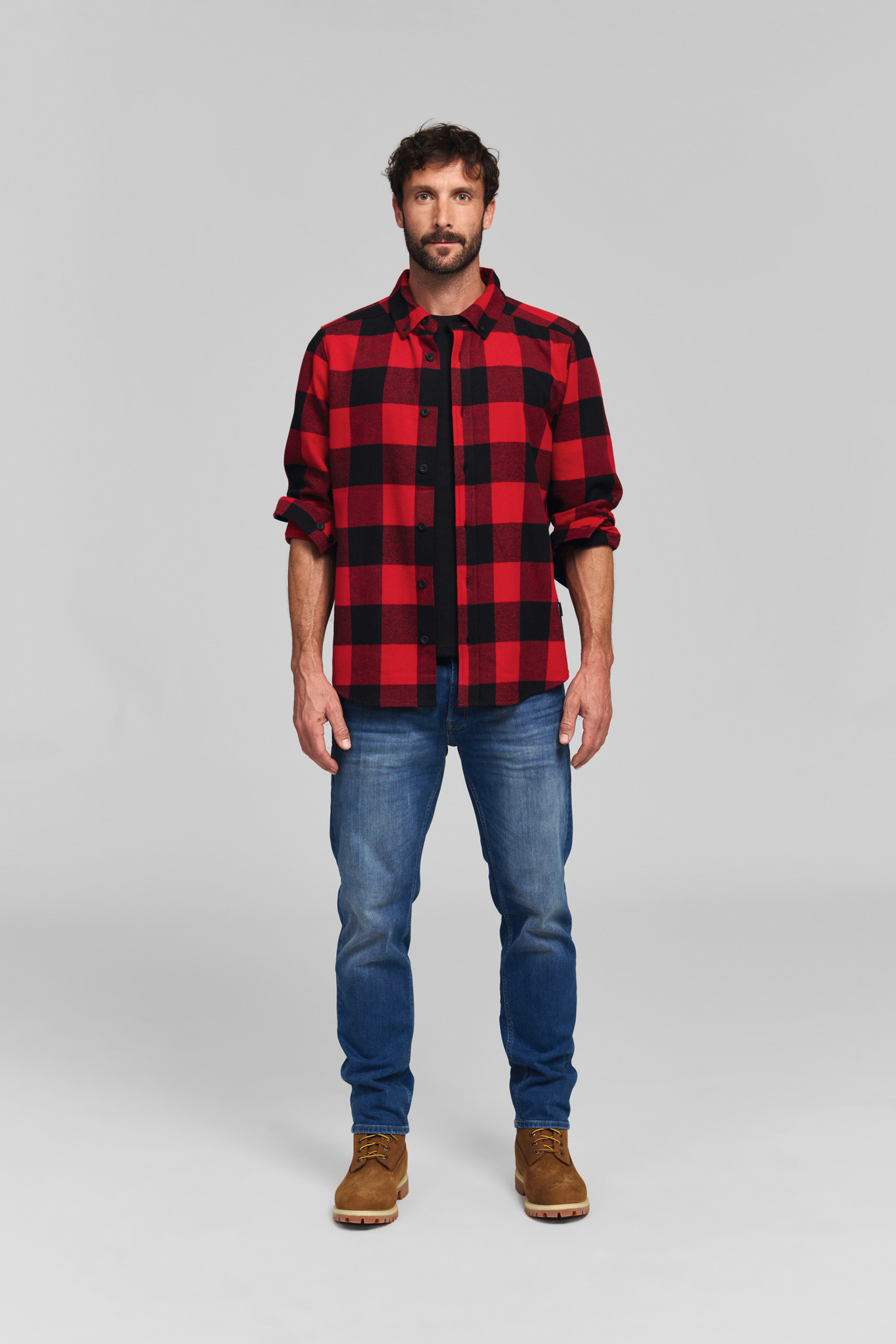 Chemise PLAID RED BLACK Unisexe