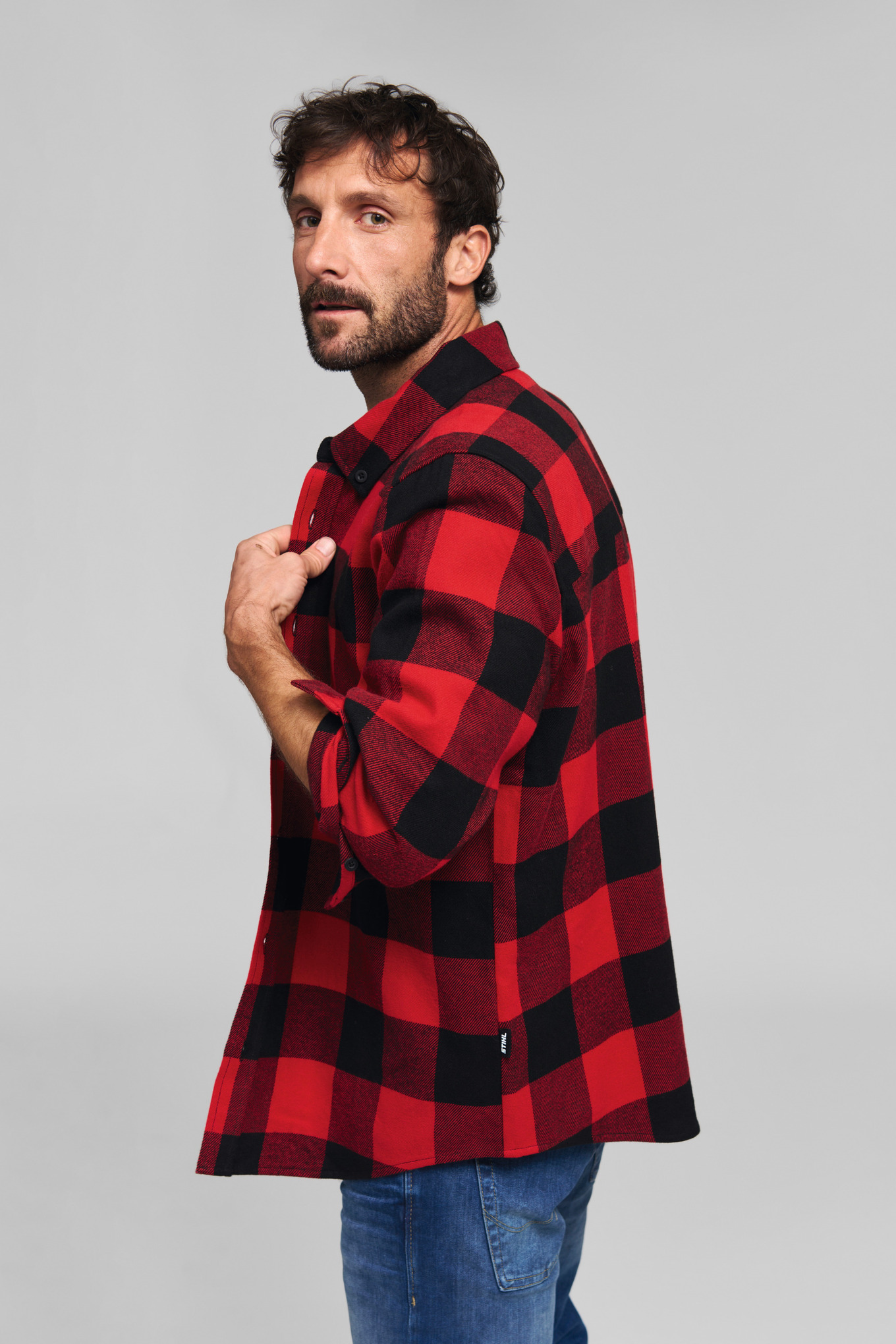 Chemise PLAID RED BLACK Unisexe