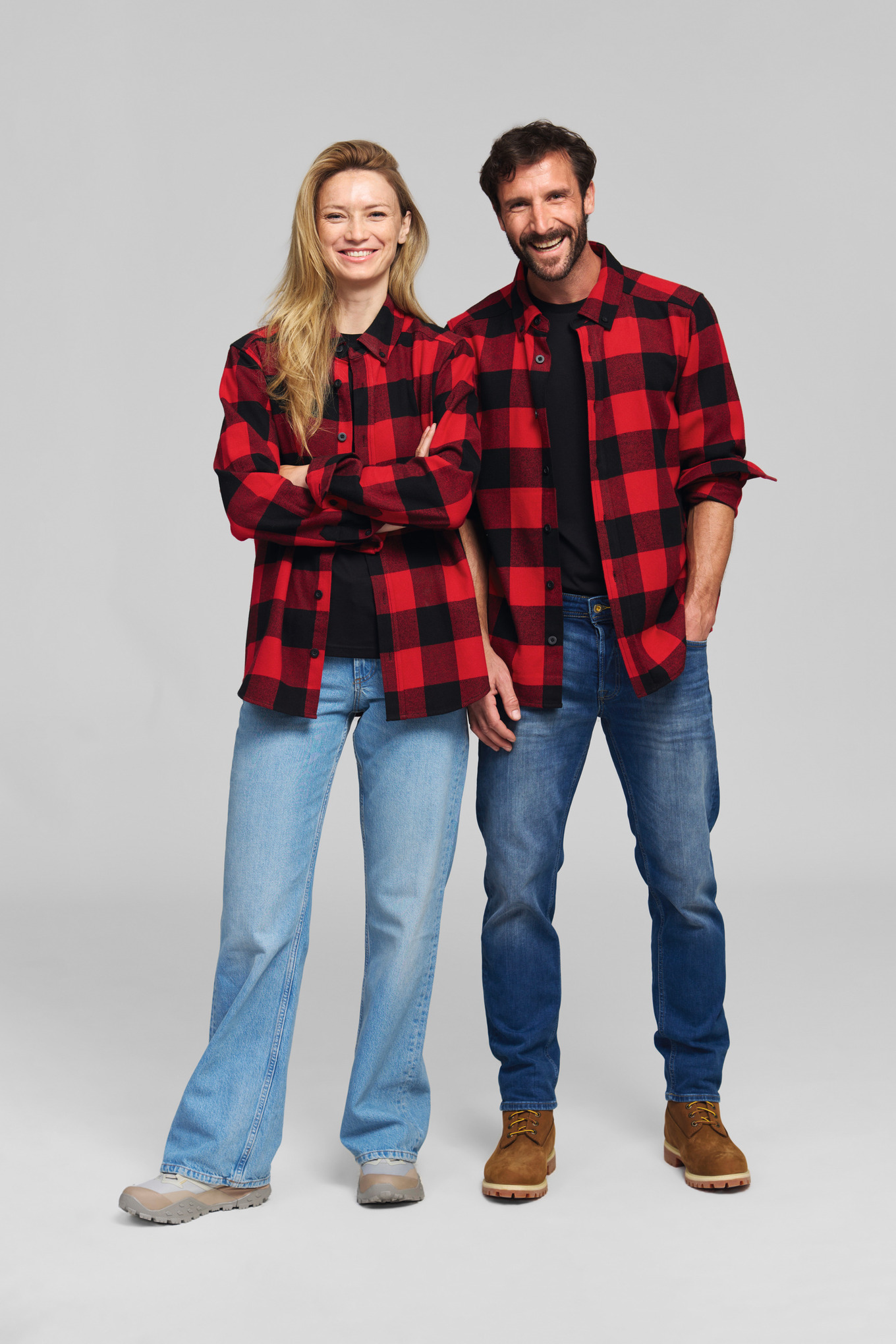 Chemise PLAID RED BLACK Unisexe