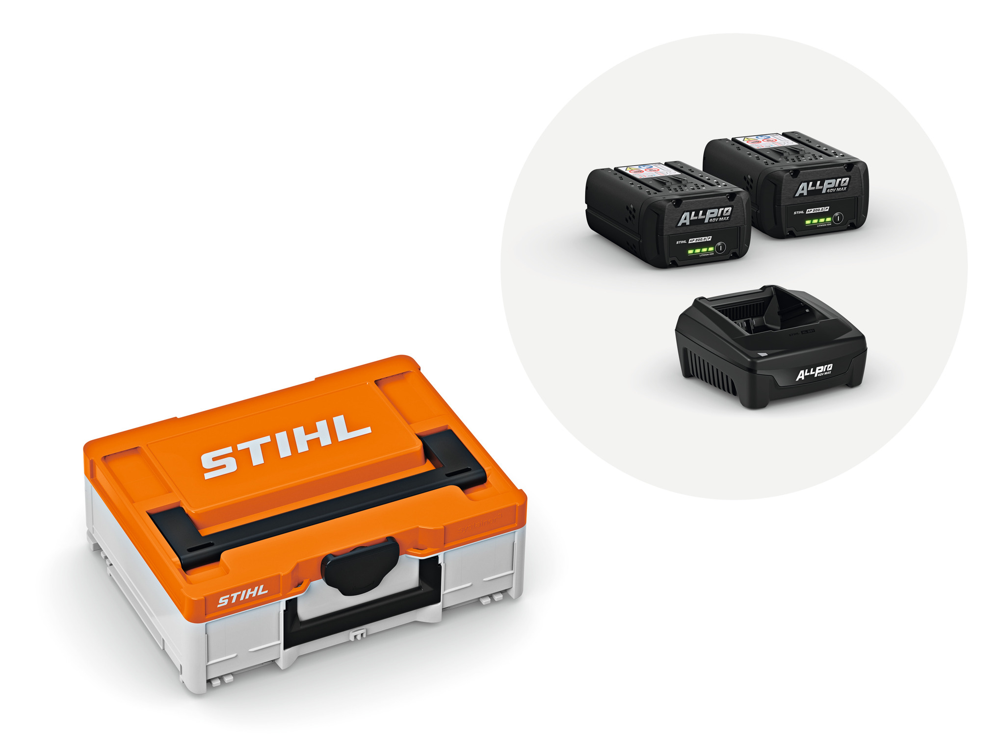 Power Box S avec 2x batterie AP 200.0 P et chargeur AL 301.1