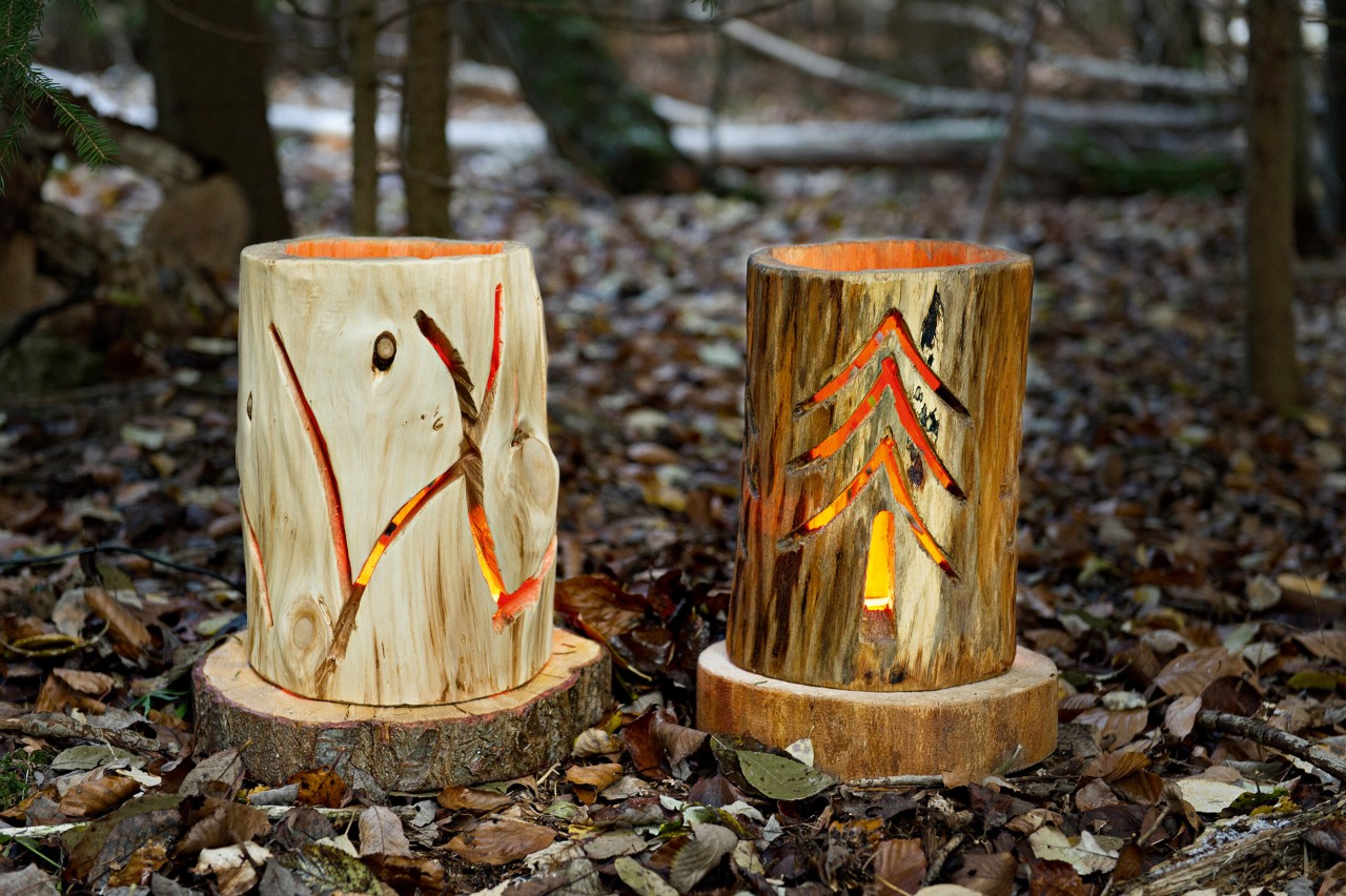 Construire soi-même une lanterne en bois avec un motif