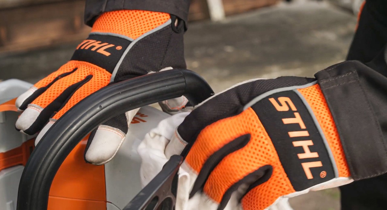Réservoir d’une tronçonneuse sur batterie STIHL MSA 120 