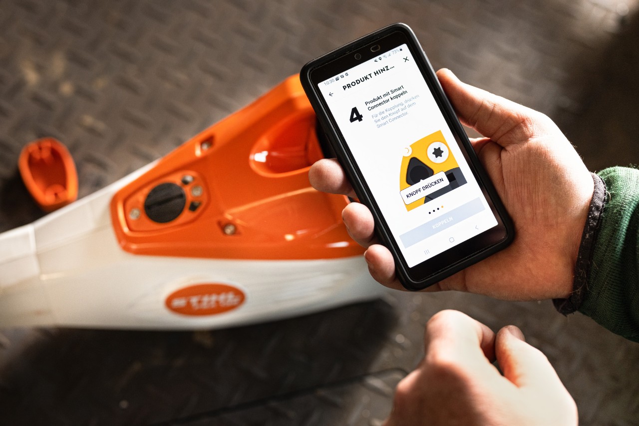 E1 GruenTeam, application STIHL connected